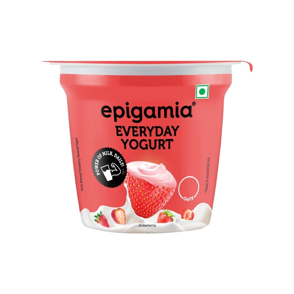 Epigamia Everyday Flavoured Yogurt - Strawberry Price - Buy Online at ...