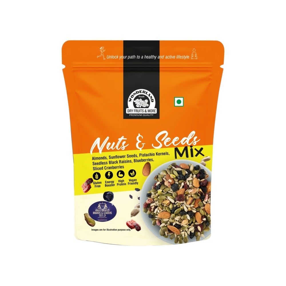 Wonderland Foods Nuts & Seeds Mix Price - Buy Online at Best Price in India