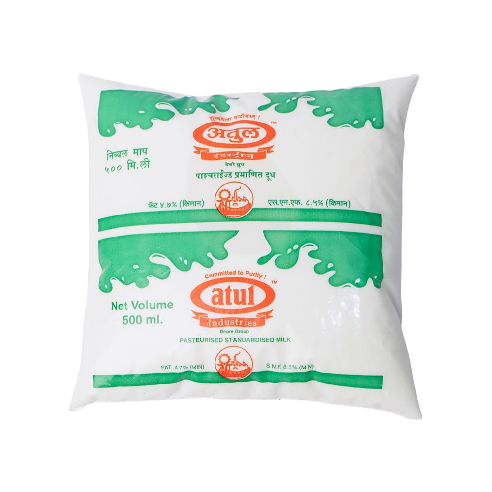 Atul Pasteurised Standardised Fresh Milk Price - Buy Online at Best ...