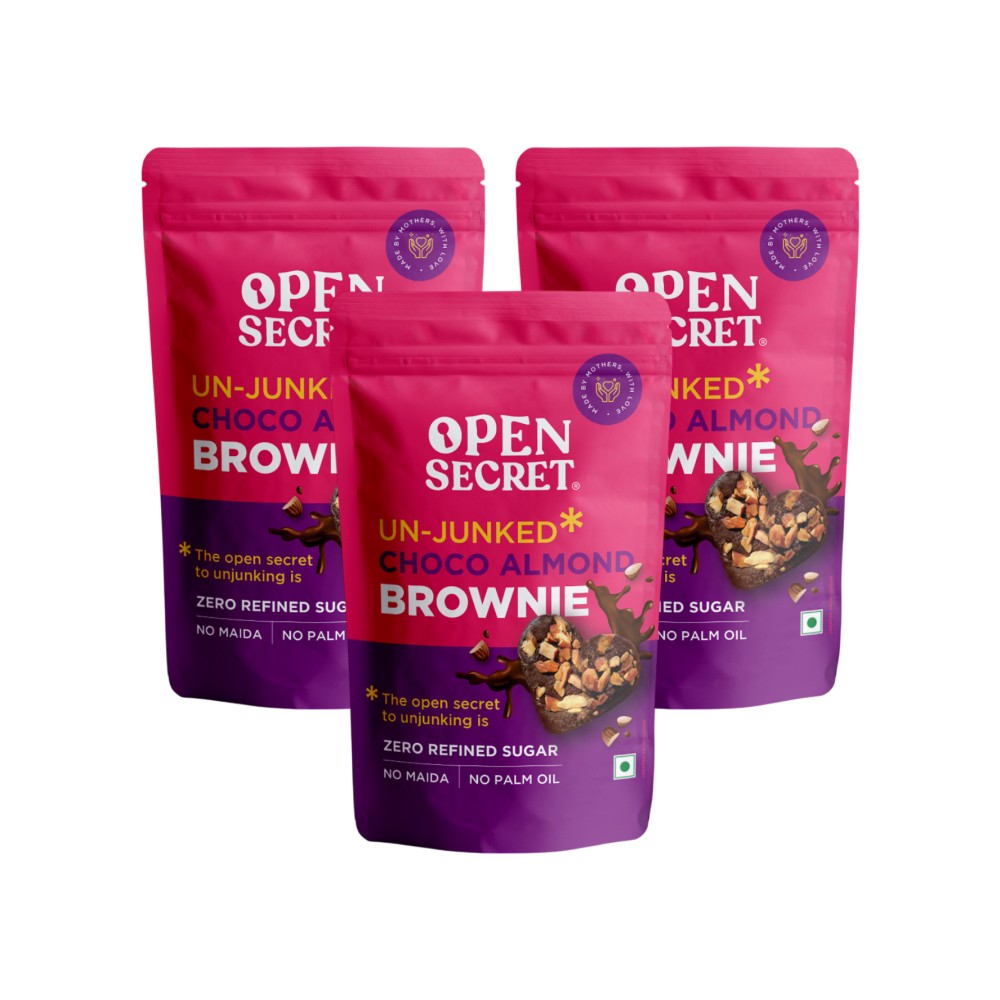 Open Secret Tea Open Secret Zero Maida Chocolate Brownie (Eggless) - Pack of 3 Price ...