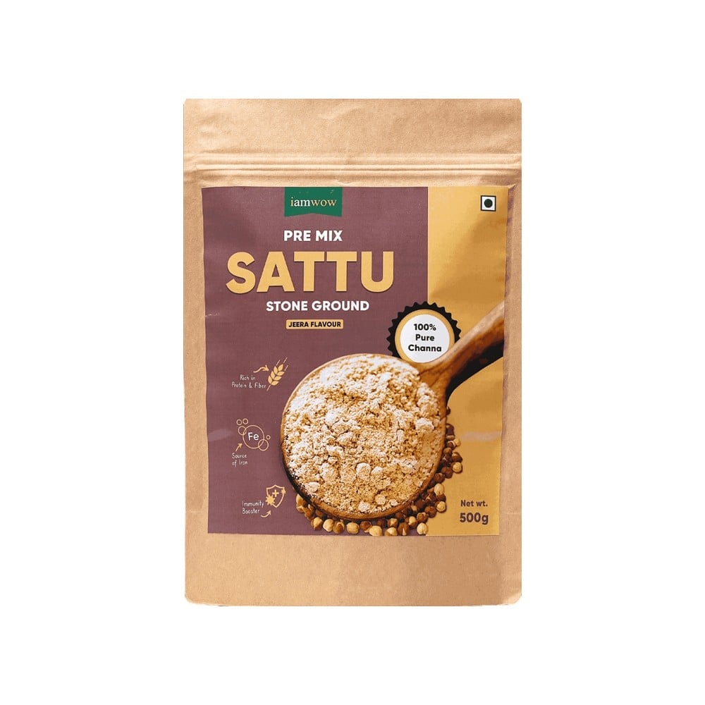 I'MWow Stone Ground Sattu Premix Price - Buy Online at ₹229 in India