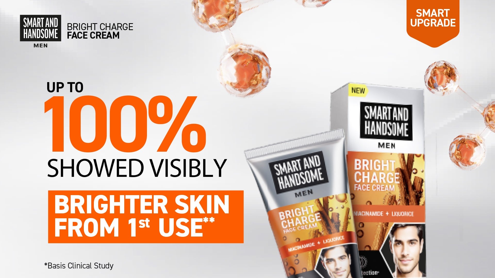 Smart and Handsome Men Bright Charge Face Cream - Image 1