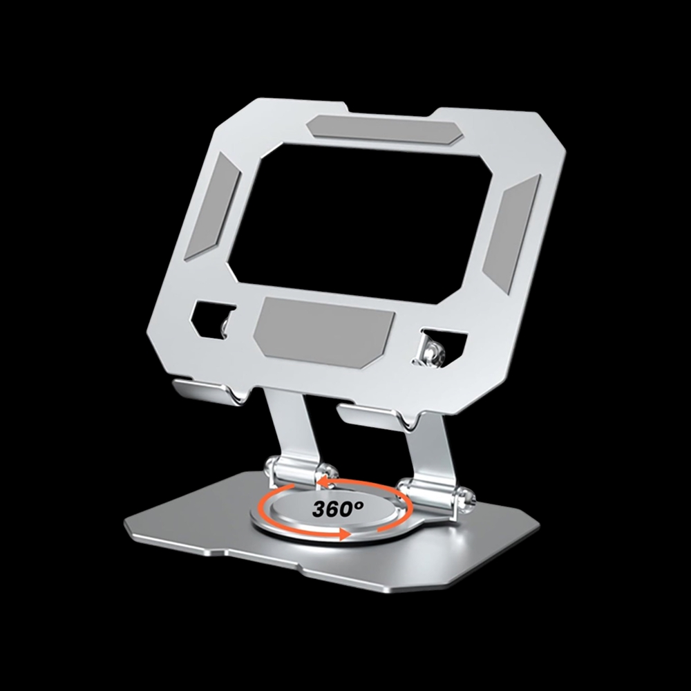 Dyazo 360° Rotating Base Tablet Stand (Silver) Price - Buy Online