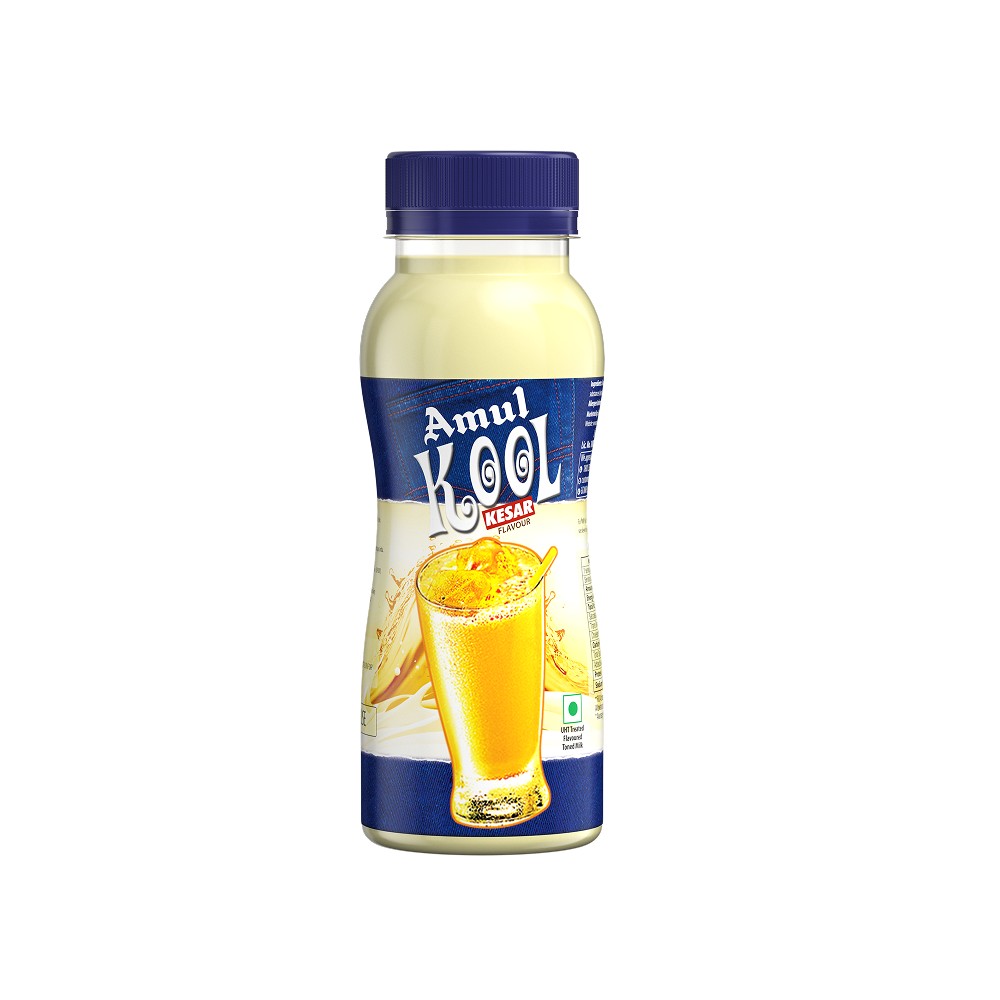 Amul Kool Kesar Flavoured Milk Price - Buy Online at ₹25 in India