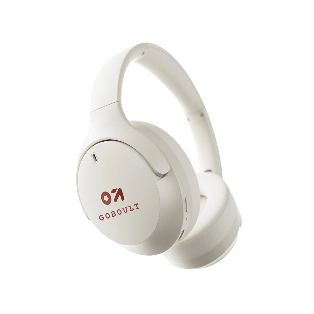 GOBOULT Q Wired & Bluetooth Headphones (Beige, 50 g) - Image 1