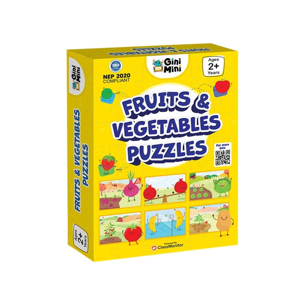GiniMini Fruits & Vegetables Puzzle Price - Buy Online at Best Price in ...