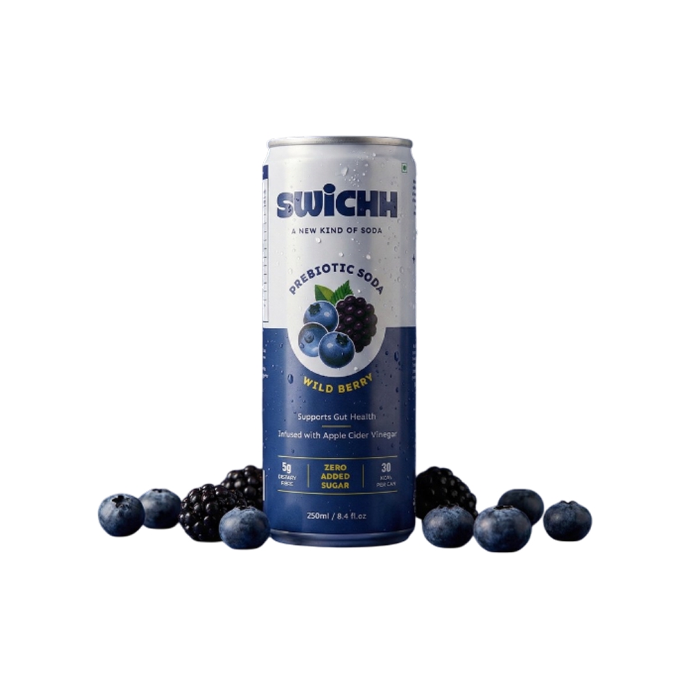 Swichh Wild Berry Prebiotic Soda Price - Buy Online at Best Price