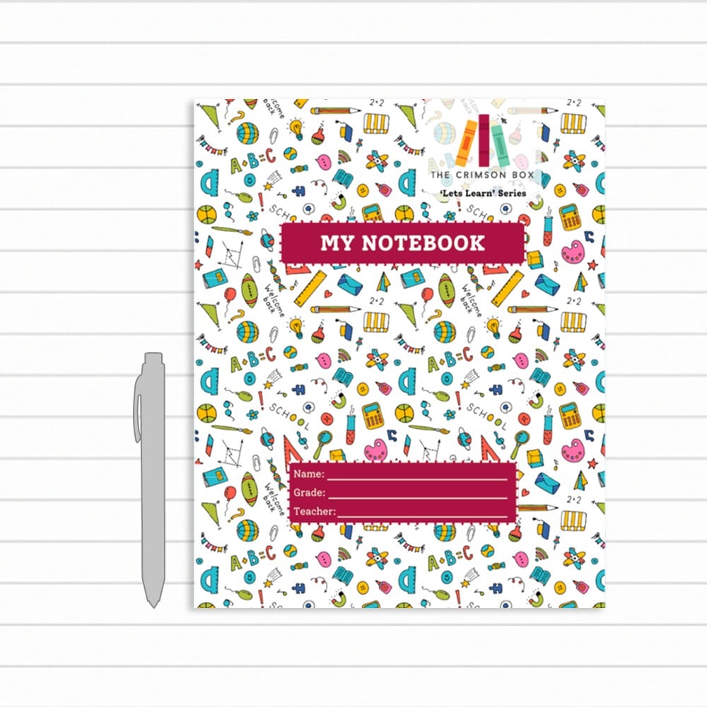 The Crimson Box Single Line Notebook (B5, Multicolour) Price - Buy ...