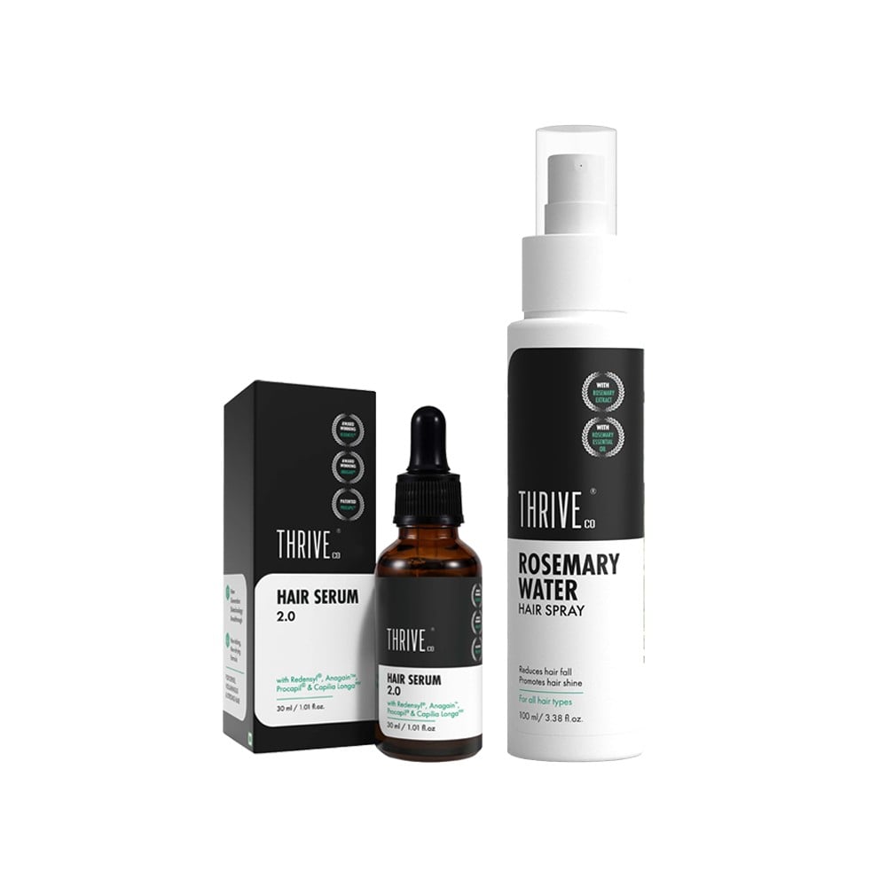 Thriveco ThriveCo Hair Growth Serum 2.0 + Rosemary Water Hair Spray Combo Price ...