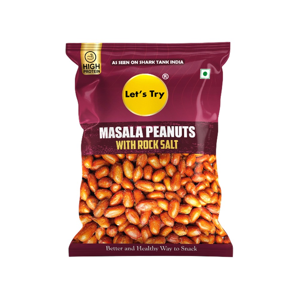 Let's Try Masala Peanuts With Rock Salt Price - Buy Online at ₹80 in India
