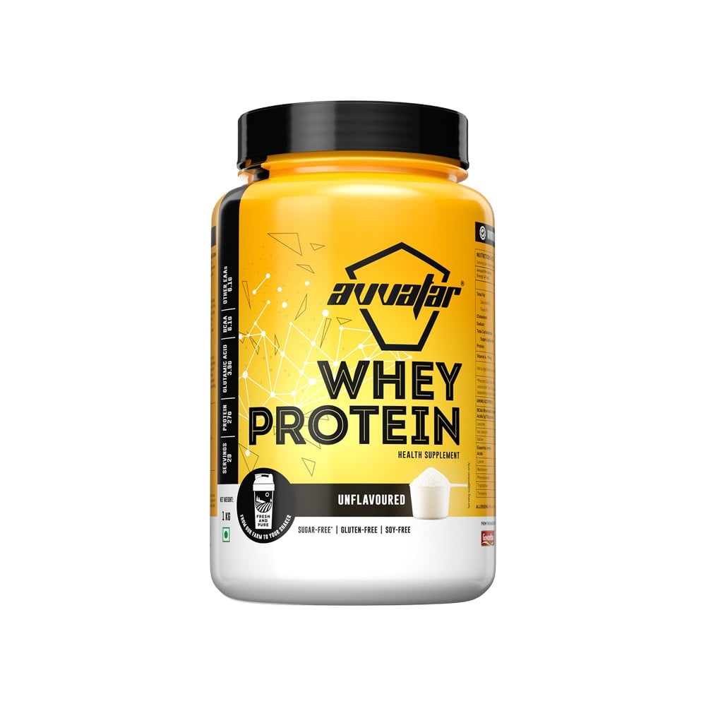 Avvatar Whey Protein Powder (Unflavoured)