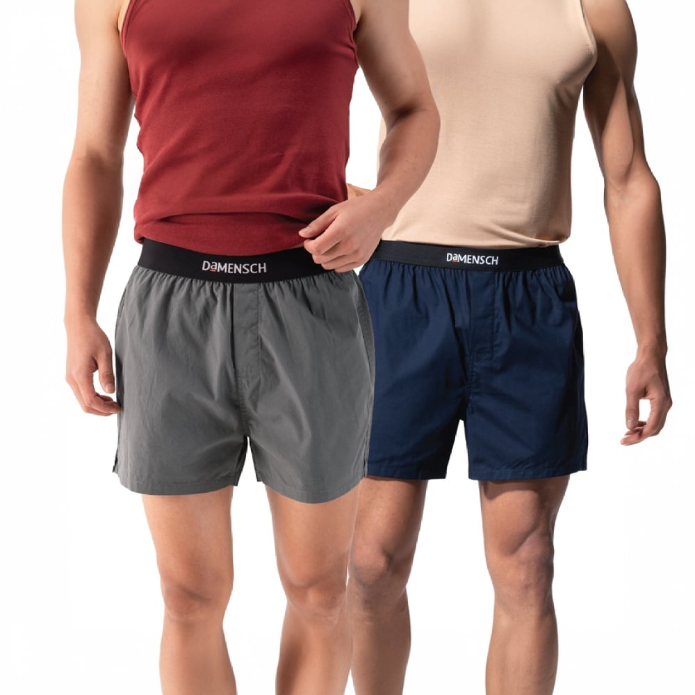 Damensch Men's Inner Boxers (Colombo Blue & Las Grey) Price - Buy ...