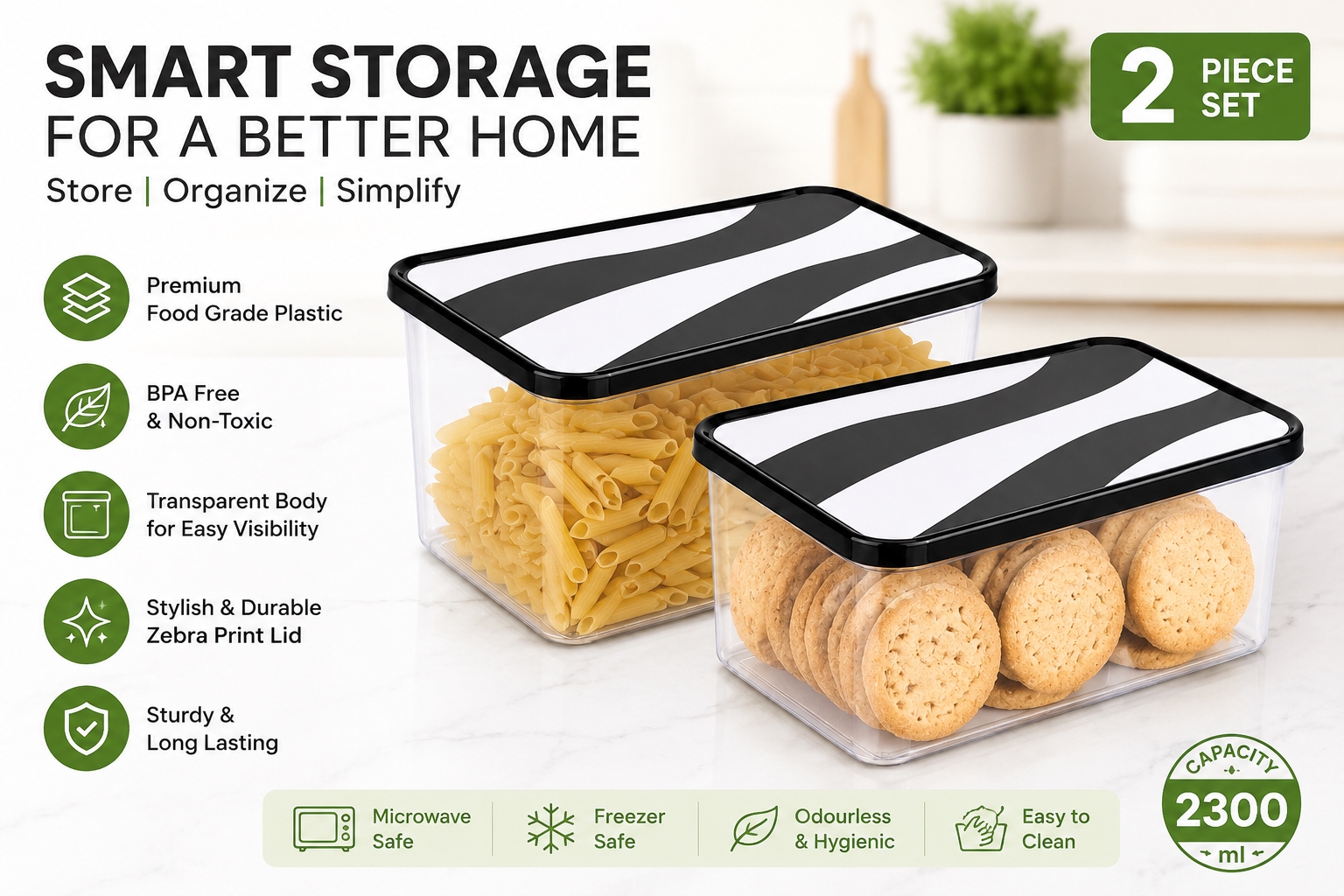 Lazer Plastic Fridge Storage Container Set Price - Buy Online at