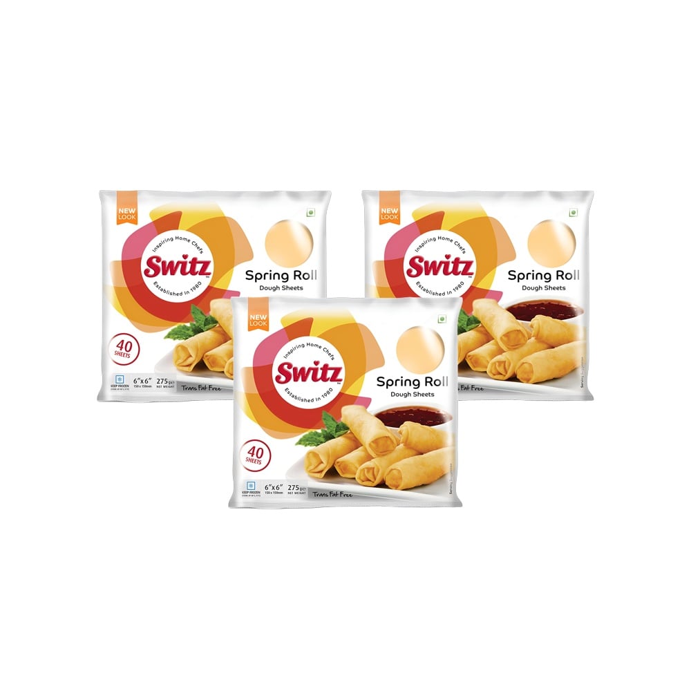 Spring Roll Wrappers Switz Switz Spring Roll Dough Sheets (Frozen) - Pack of 3 Price - Buy Online ...