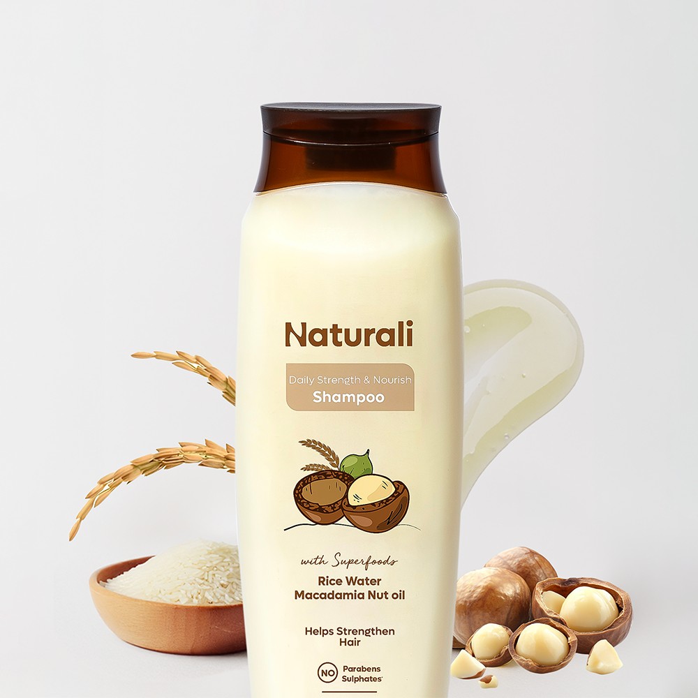 Shampoo Nut Rice Naturali Rice Water Shampoo Price - Buy Online at ₹299 in India
