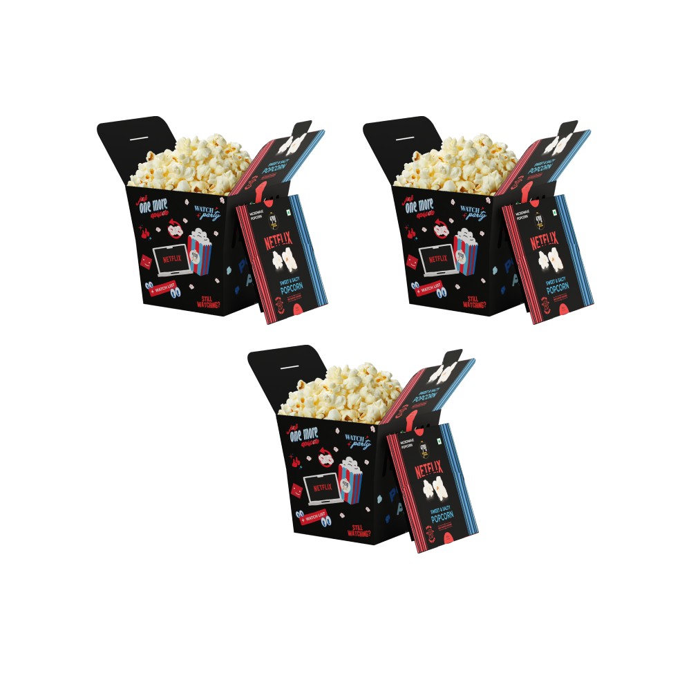 4700BC X Netflix Microwave Popbox Popcorn (Sweet & Salted) - Pack of 3 ...