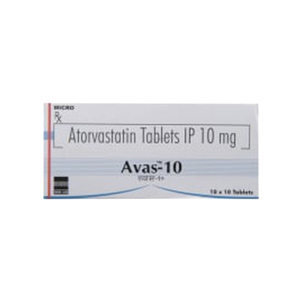 Avas 10 mg Strip of 30 Tablets Price - Buy Online at Best Price in India