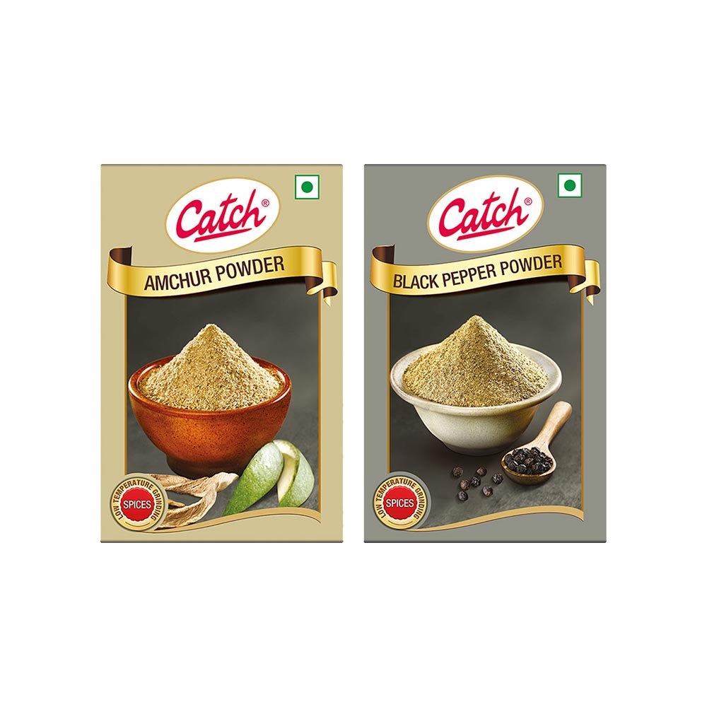 Catch Dry Mango / Amchur Powder + Black Pepper Powder Combo Price - Buy ...