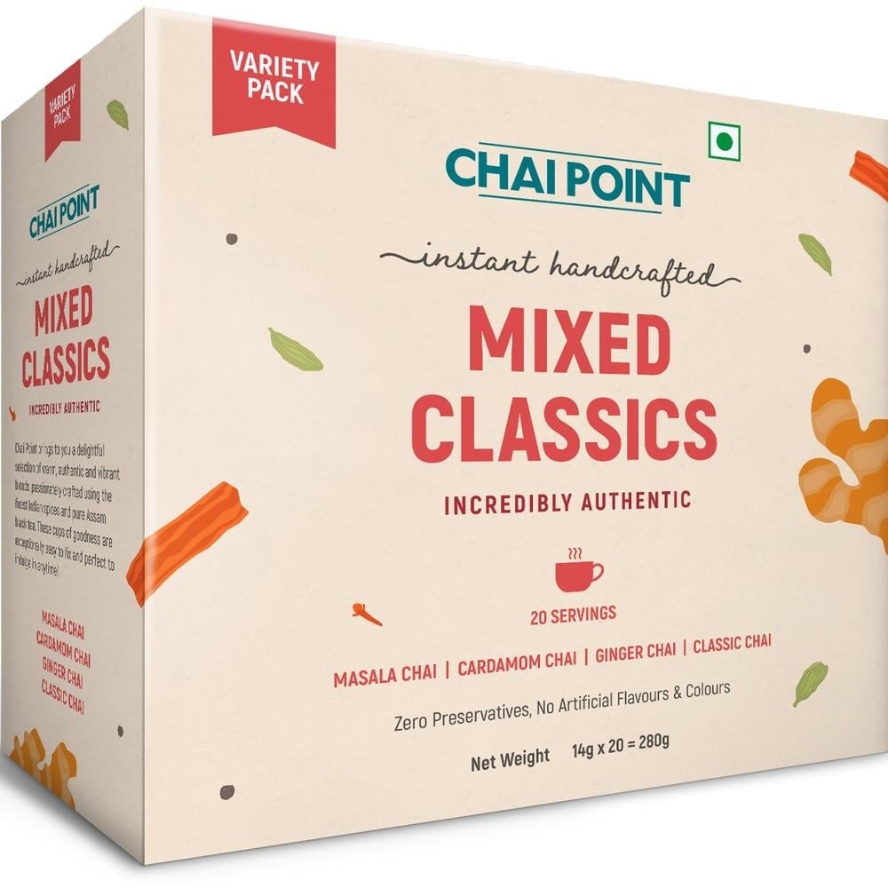 Chai Point Mixed Classics Instant Tea Premix Price - Buy Online at ₹378 ...