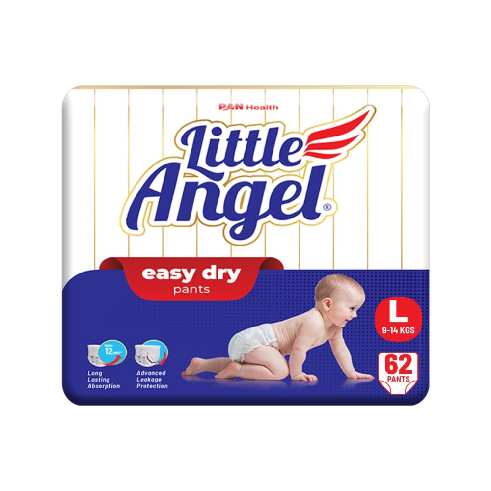 Little Angel Easy Dry Diaper Pants (L, 9-14 Kg)