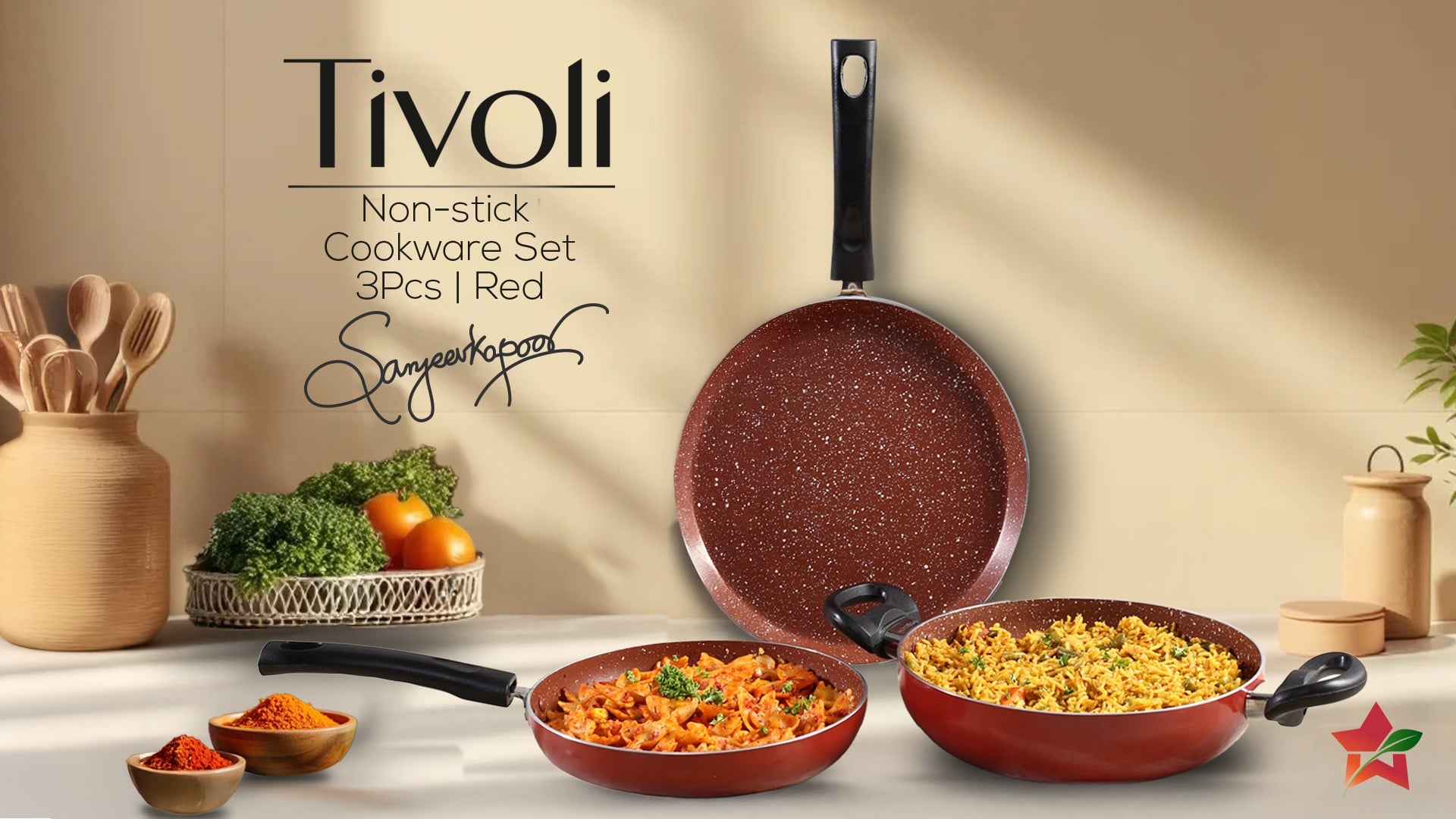 Wonderchef Tivoli Aluminium Cookware Set