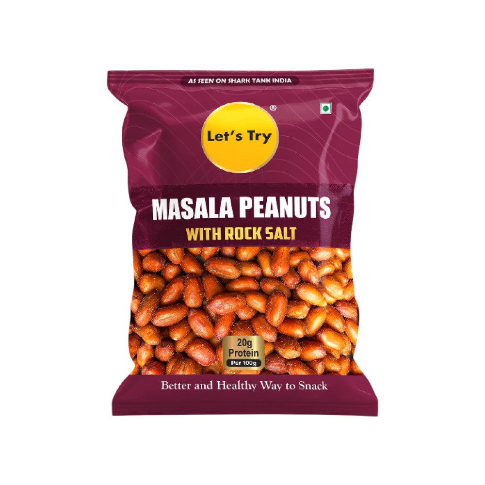 Let's Try Masala Peanuts With Rock Salt Price - Buy Online at ₹80 in India