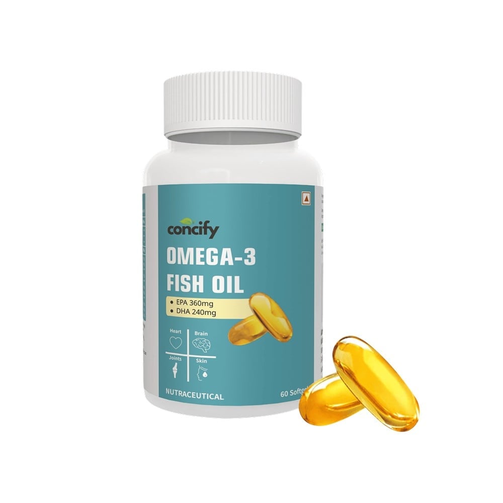 Concify Fish Oil Omega 3 Softgels Price - Buy Online at Best Price in India