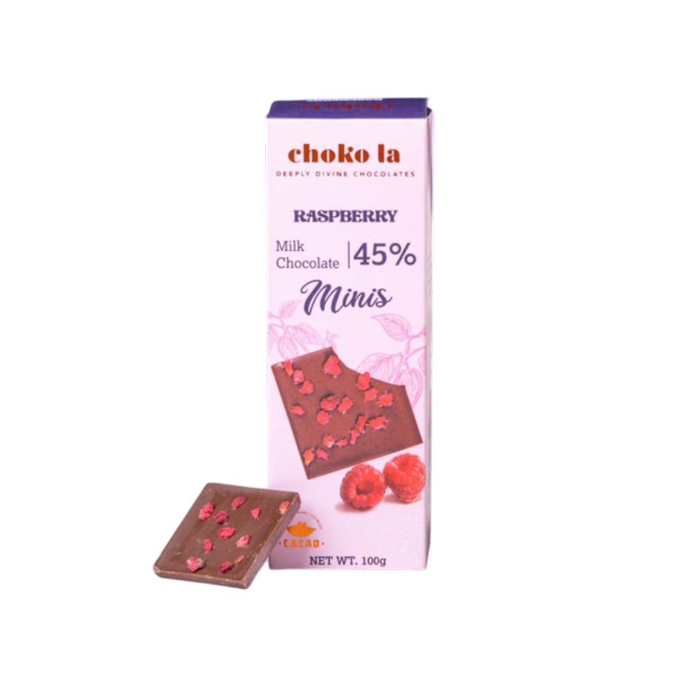 Choko La Raspberry Milk Chocolate Bar (45% Minis) Price - Buy
