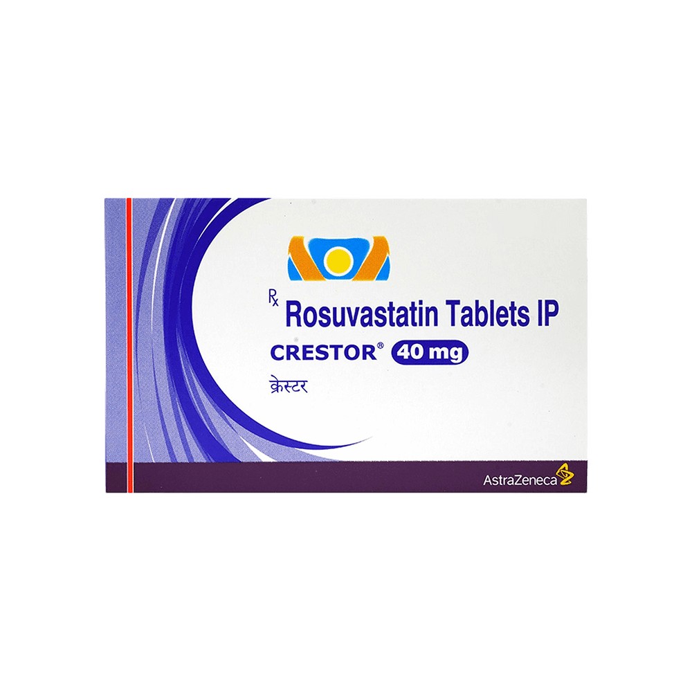 Crestor 40mg Strip of 15 Tablets Price - Buy Online at ₹855 in India
