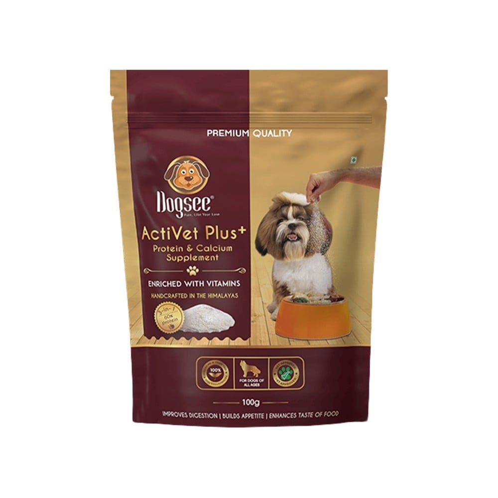 Dogsee Chew Activet Plus+ Protein And Calcium Dog Supplement Price ...