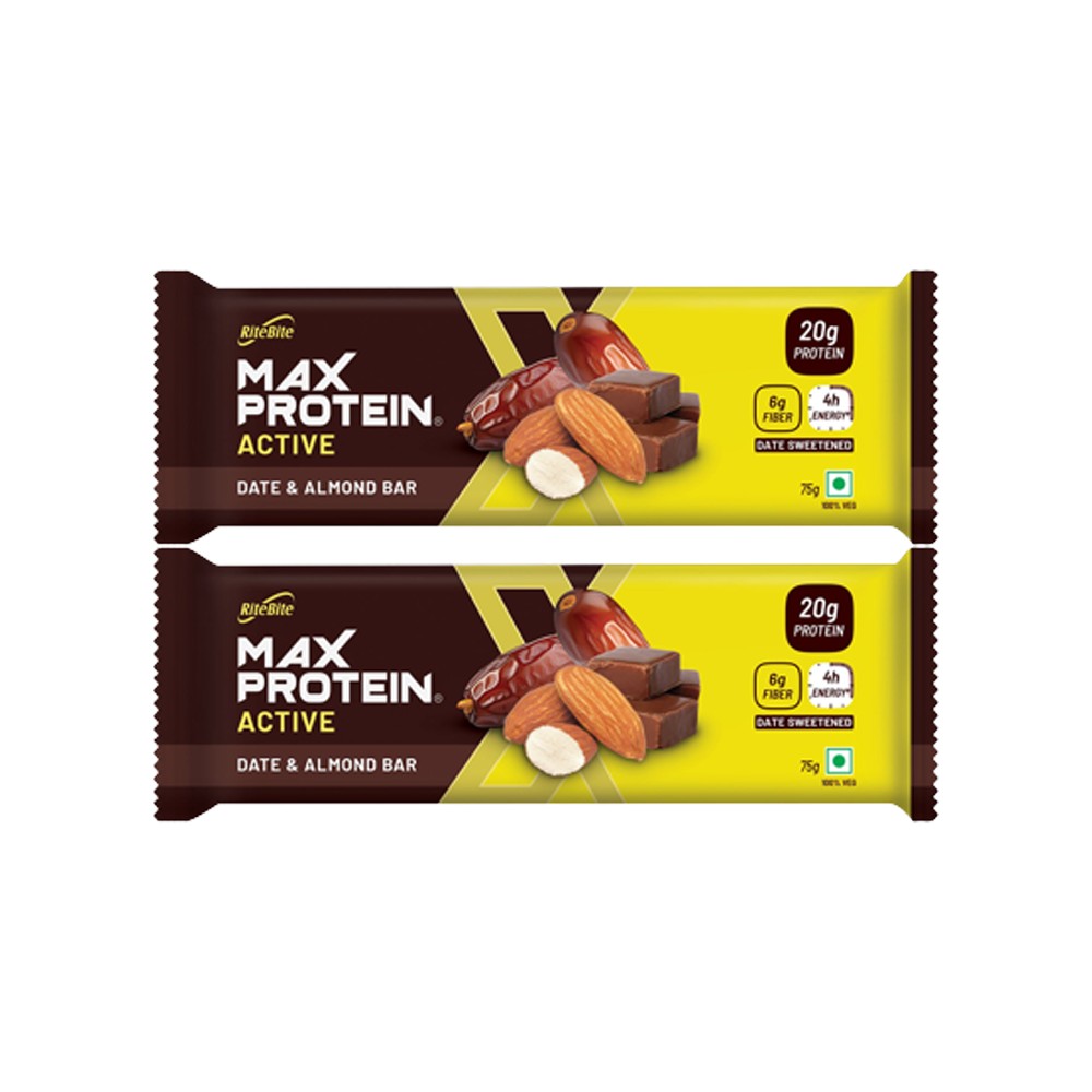 RiteBite Max Proten Date & Almond 20 g Protein Bar - Pack of 2 Price ...