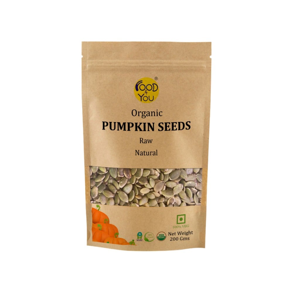 Food 4 You Organic Pumpkin Seeds Price - Buy Online at Best Price in India