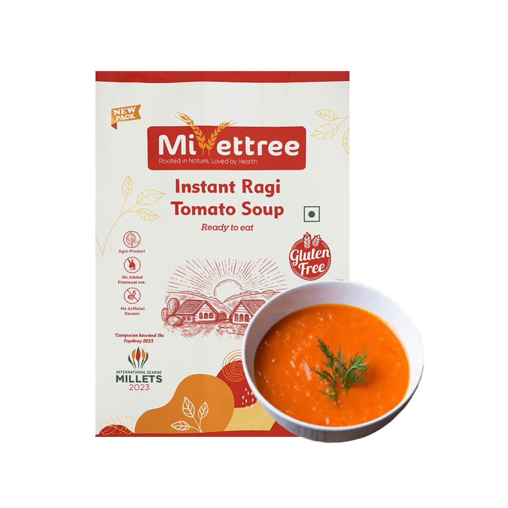 Millettree Instant Ragi Tomato Soup - Fresh delivery in Aurangabad