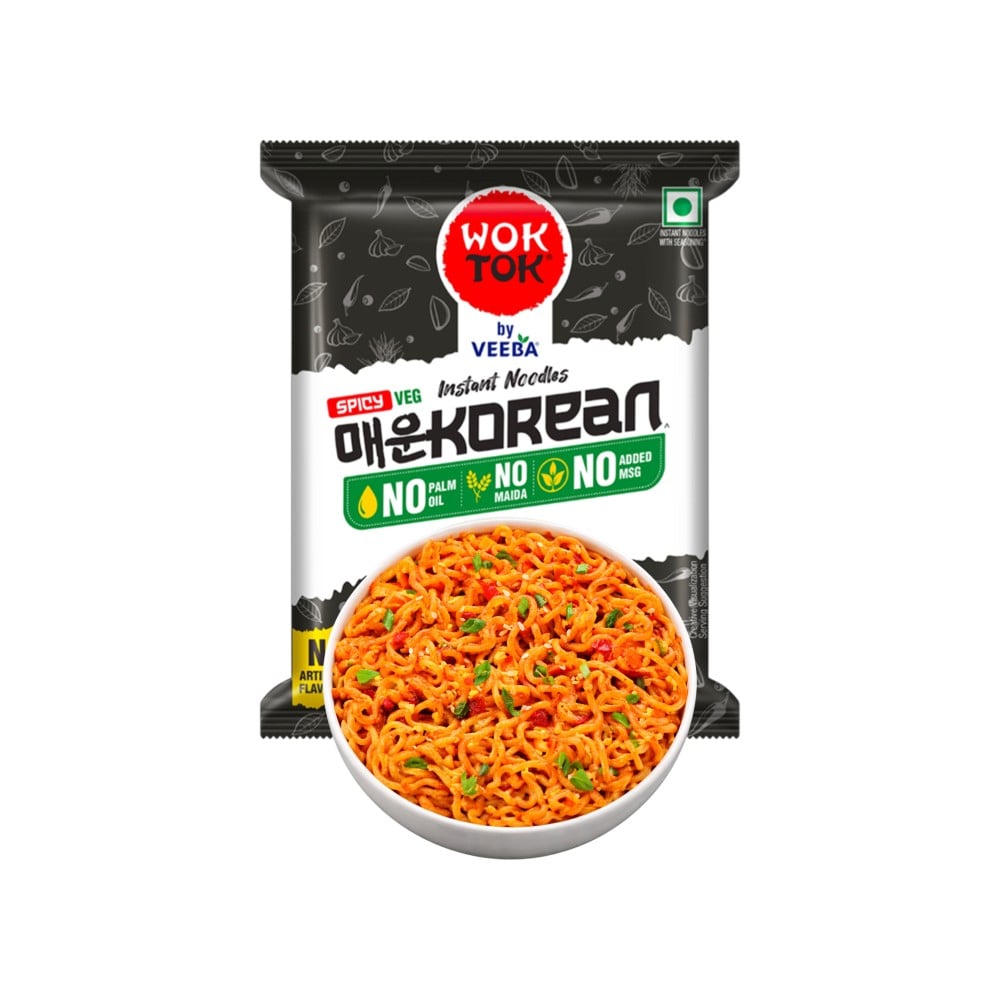 Wok Tok by Veeba Spicy Veg Instant Noodles - Korean Price - Buy Online