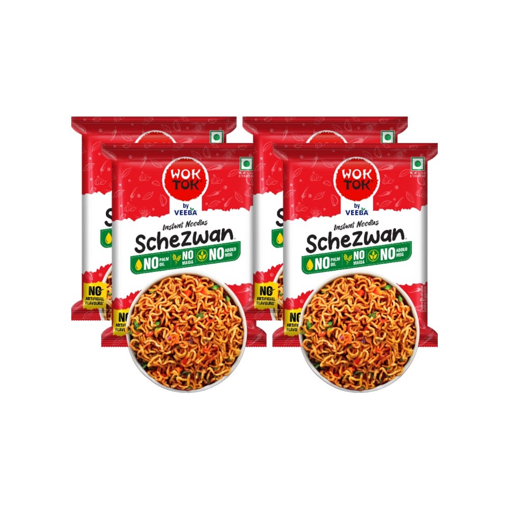 Wok Tok by Veeba Schezwan Instant Noodles Price - Buy Online at ₹71 in