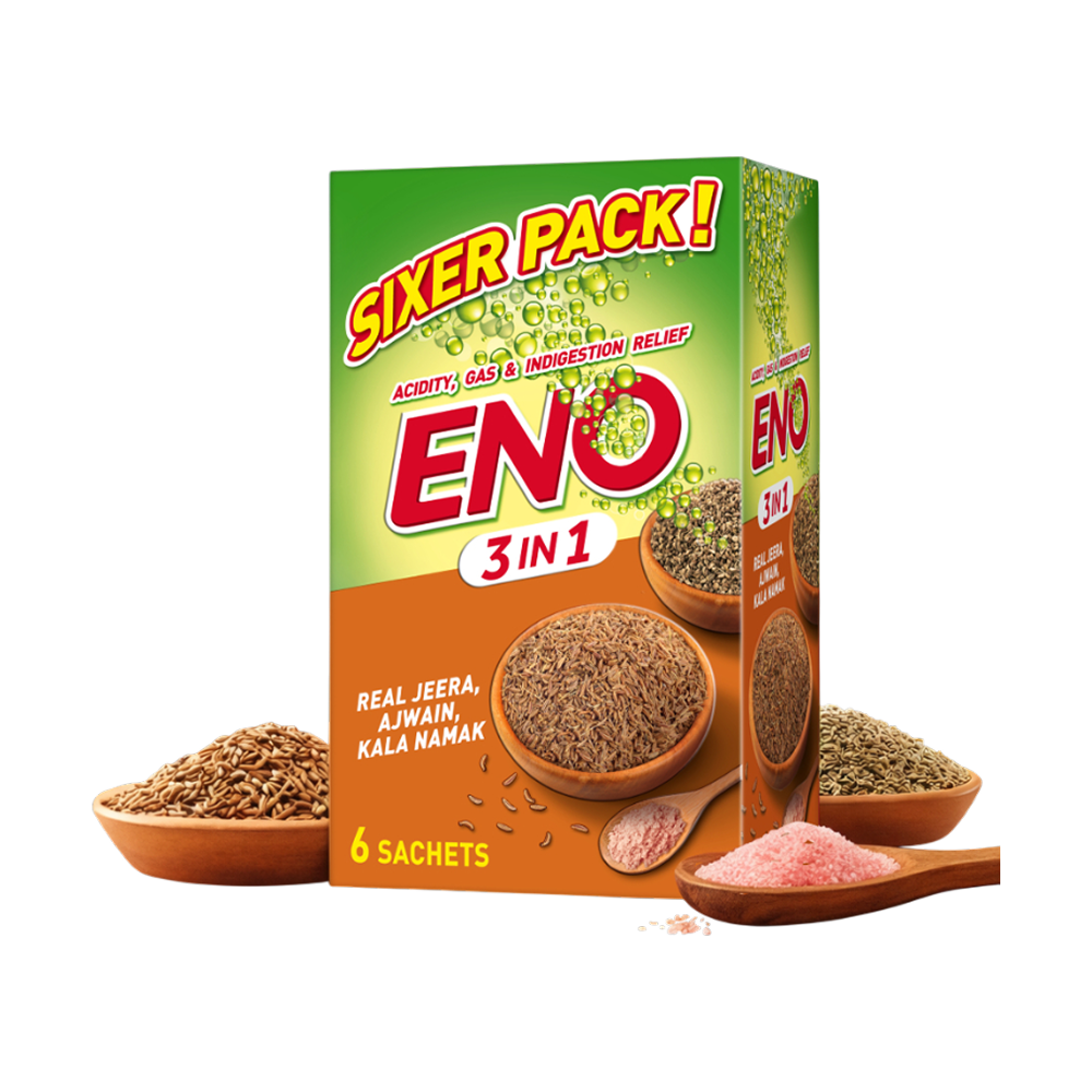 Eno 3 in 1 Antacid with Real Jeera, Ajwain & Kala Namak - Fresh delivery in Aurangabad