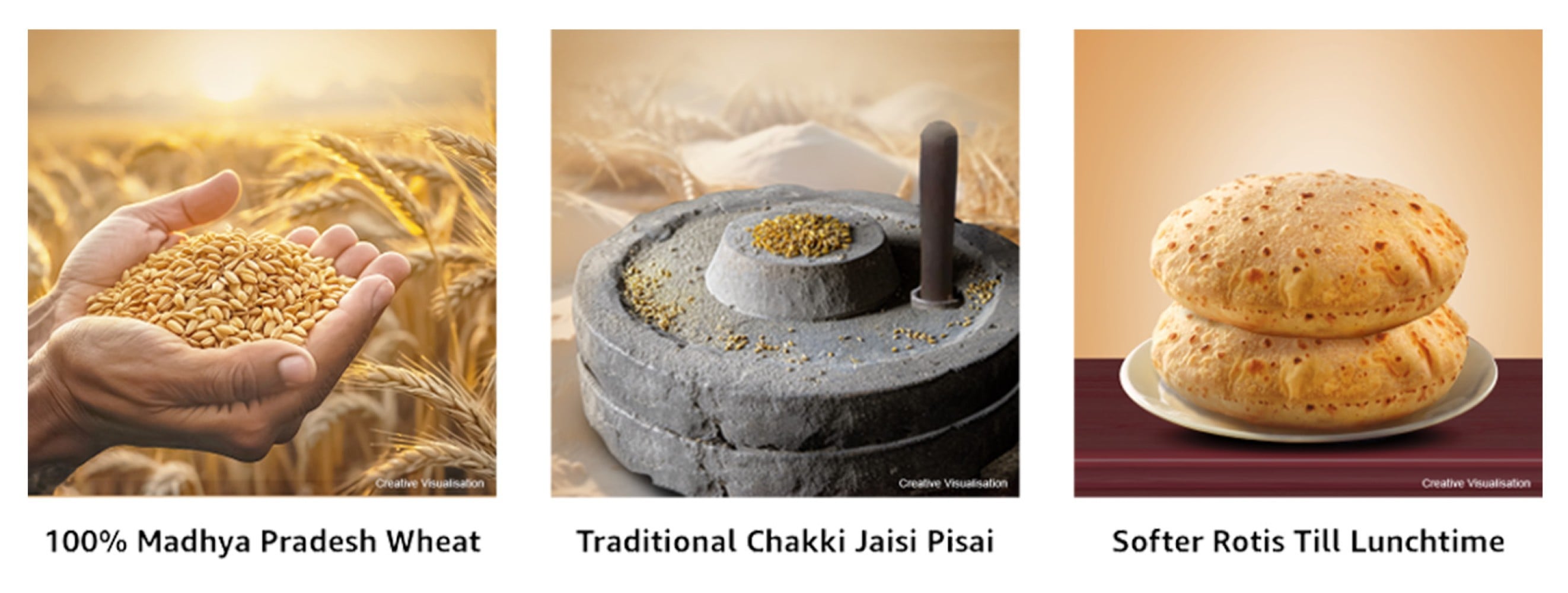 Aashirvaad 0% Maida, 100% MP Chakki Atta 5 kg - Image 1