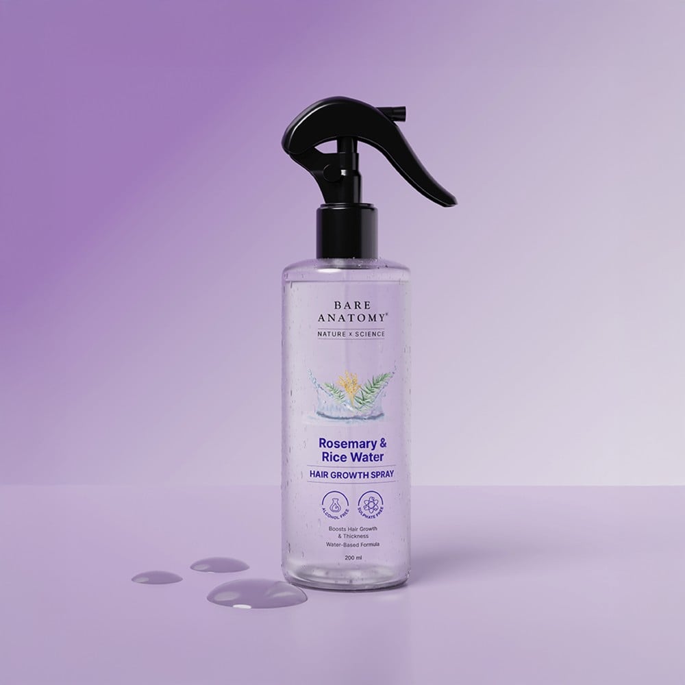 Bare Anatomy Rosemary & Rice Water Hair Spray 120 ml