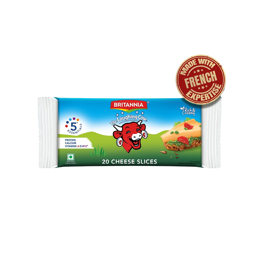 Britannia Laughing Cow Cheese Slices - Fresh delivery in Aurangabad