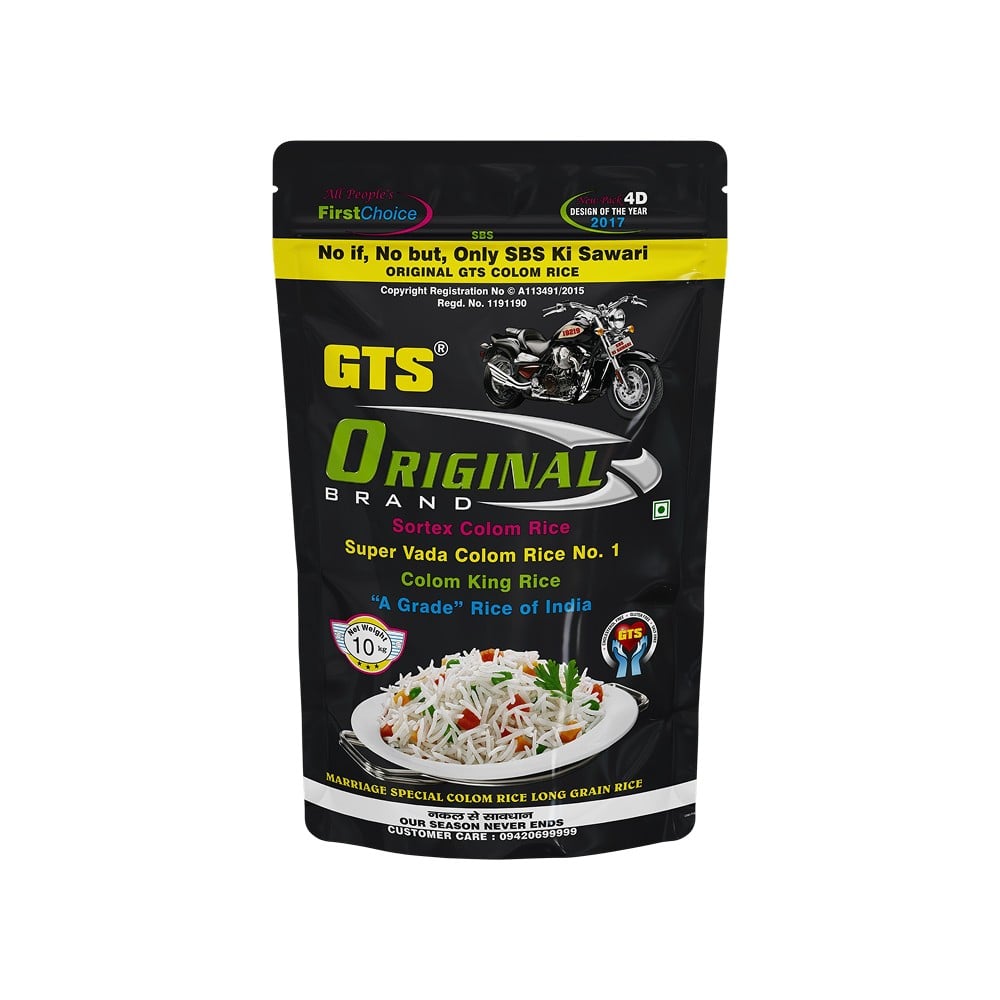 Gts Rice GTS Super Vada Kolam Rice (Long Grain) Price - Buy Online at Best Price ...