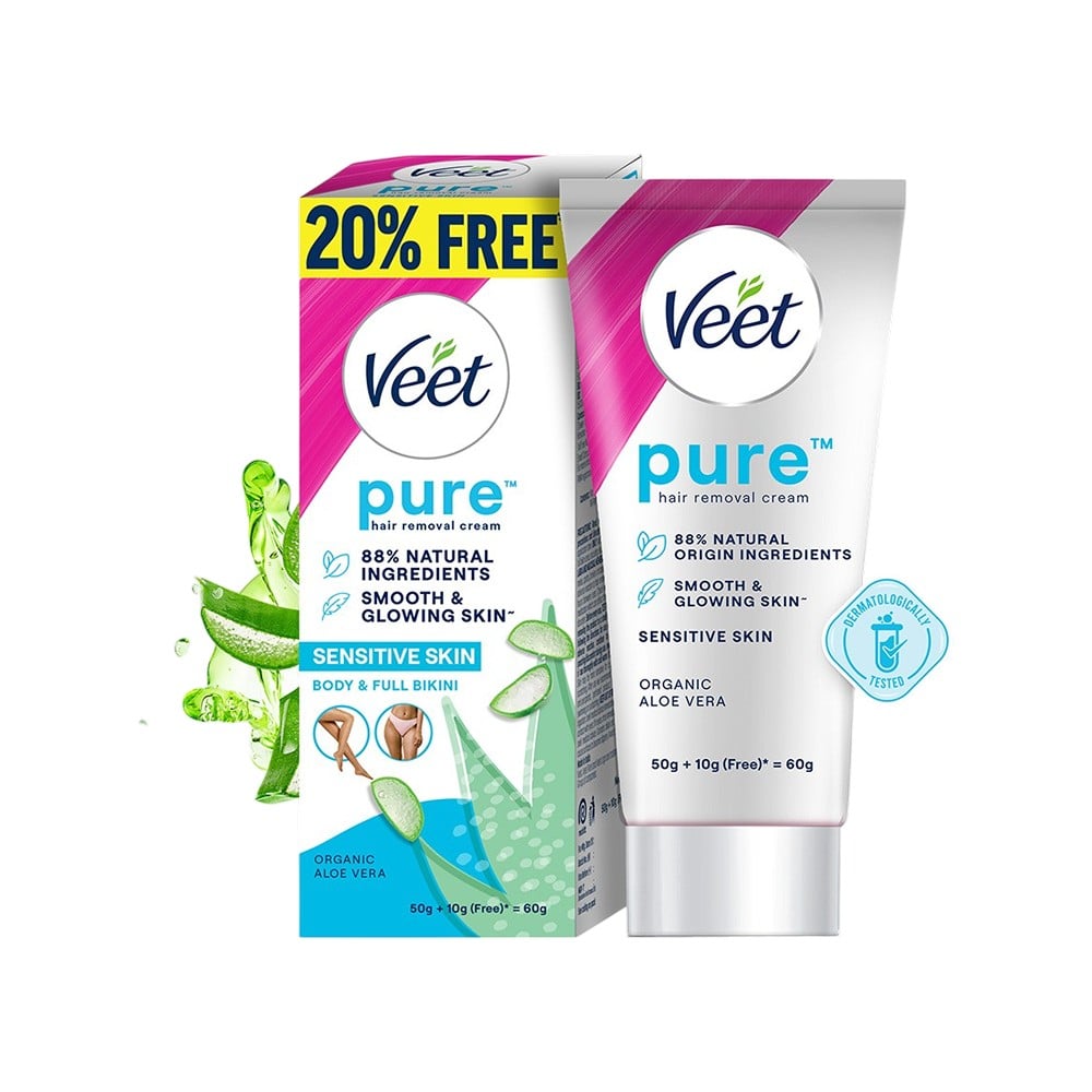 Veet Pure Hair Removal Cream Price - Buy Online at ₹167 in India