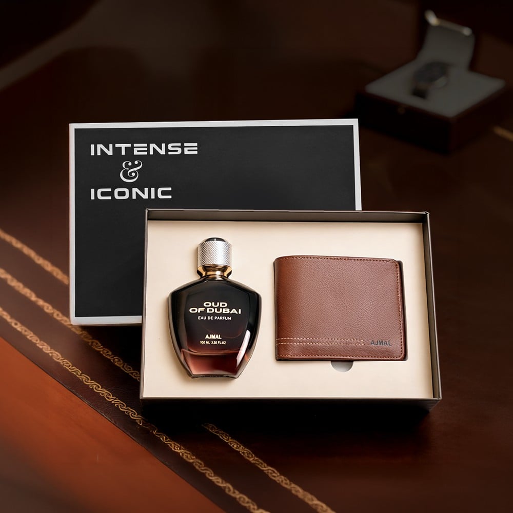 Ajmal Intense & Iconic Perfume + Wallet Gift Box for Men Price - Buy ...