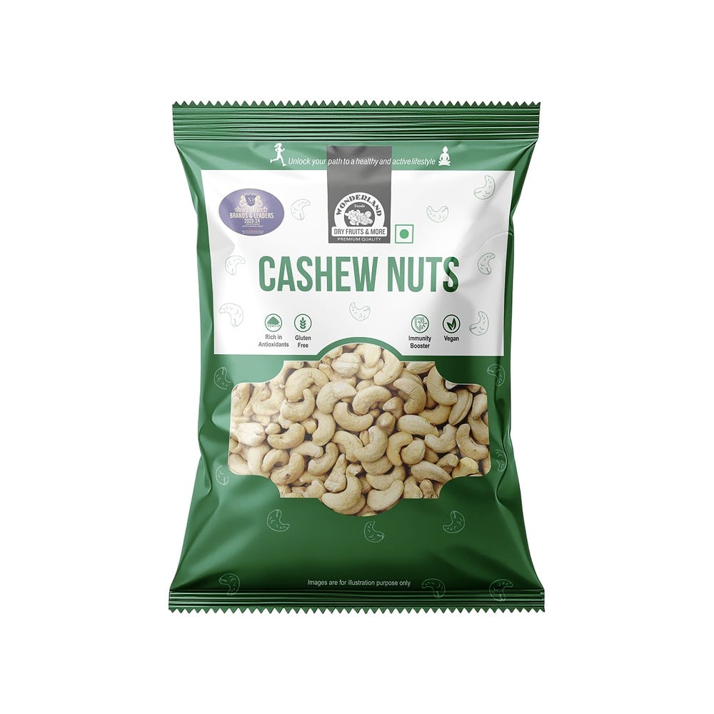 Wonderland Foods Natural Cashew Nuts - W240 Price - Buy Online at ₹231 ...
