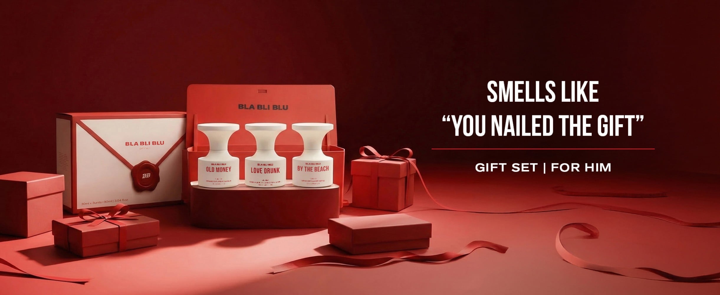 Bla Bli Blu Men Perfume Gift Set Pack of 3 · 30 ml (90 ml total) - Image 1