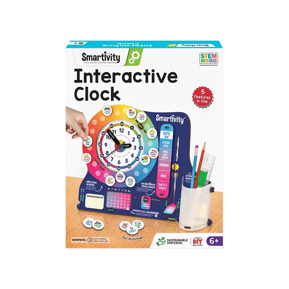 Smartivity Interactive Clock DIY Building Kit Price - Buy Online at ...