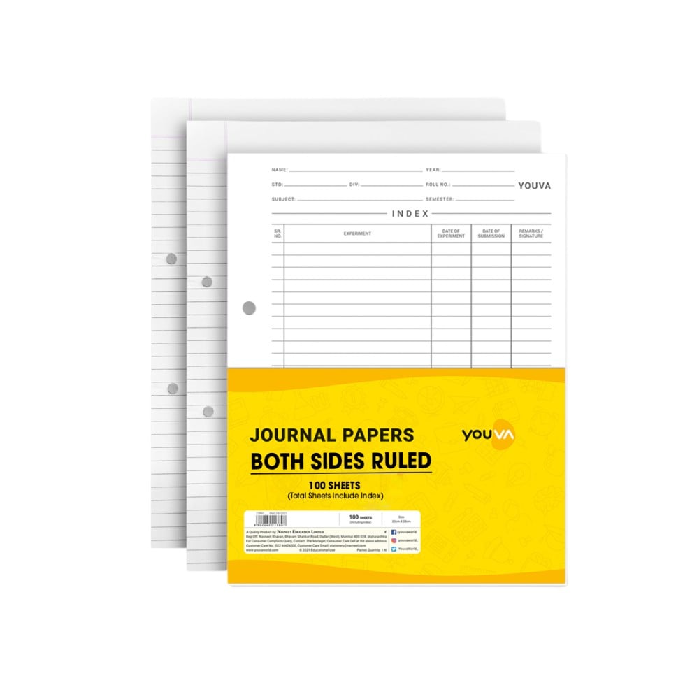 Project File With Ruled Youva Both Side Ruled Project Paper Price - Buy Online at Best Price in ...