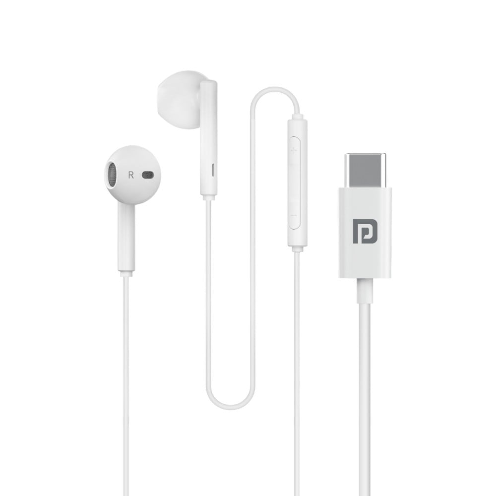 Buy Portronics Conch Theta C Type C Wired Earphones (White) 1 Pieces