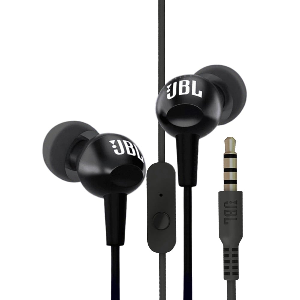 JBL C100SI Wired Earphones with Mic (Black, 1 Piece) 1 Pieces - Image 1