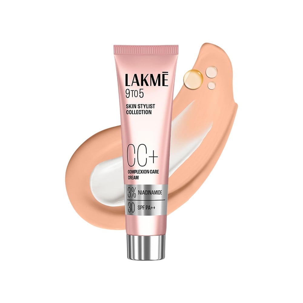 Lakme 9To5 Complexion Care CC Cream Beige, SPF 30 PA++ (Beige) Price ...
