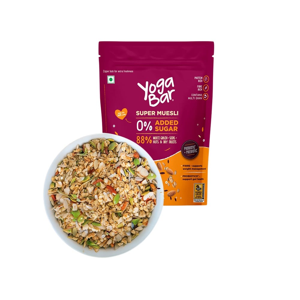 Yoga Bar 0% Added Sugar Super Muesli (400 g)